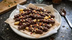 レンジで簡単「じゃがチョコ」—じゃがりこ×板チョコの甘じょっぱおやつ