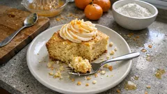 バターなしでもしっとり、みかん香るふんわりマンダリンケーキ—ゼストのひと手間とみかんクリーム