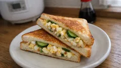 卵1個でも満足感アップ：ちくわで作る「ちくたまサンド」をトースターで香ばしく