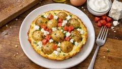 じゃがいもを先に焼くのがコツ：フェタとヨーグルト入り「卵のオーブン焼き」ブランチレシピ