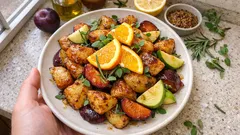 果物とハーブで爽やかに。ビールで蒸し焼きする「ごちそうオーブンポテト」レシピ