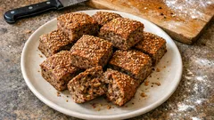 こねずに混ぜるだけ。ライ麦×エンマー全粒粉のくるみアニス発酵パン