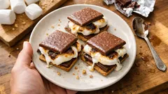 材料2つ、トースター2分でとろ〜り。アルフォートで作るお手軽スモア