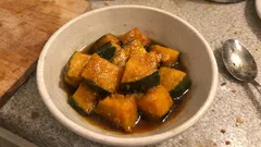 余った釜めしの素で味が決まる:炊飯器でほくほくかぼちゃの煮物