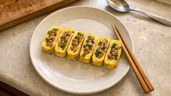 納豆入り玉子焼き—混ぜて焼くだけ、朝ごはんがちょっと満足する一品