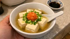 鍋いらず、タッパー1つで4分：レンジ湯豆腐をお吸い物の素で手軽に