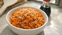 レンジで5分!ツナ×ごま油でやみつき「無限にんじん」副菜レシピ