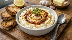 水切りヨーグルトがクリームチーズみたいに濃厚に:チリ×レモンの簡単ディップ