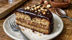 ヘーゼルナッツ香るしっとりケーキ—チョコグラサージュで仕上げるご褒美焼き菓子